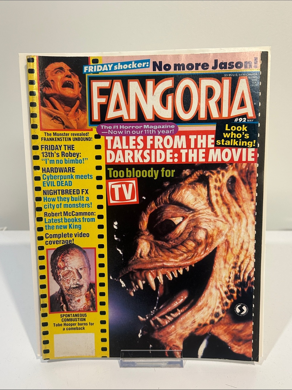 Fangoria #92 [May ‘90] Tales From The  Dadkside - Vintage 90s Horror Magazine